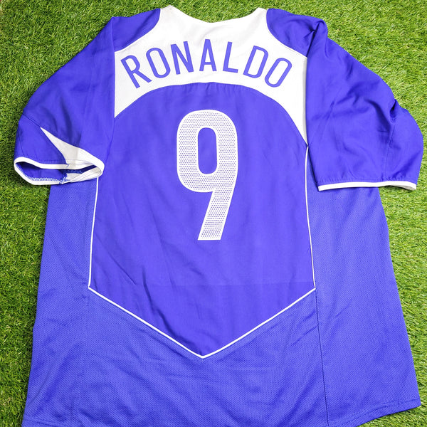 Ronaldo Nike Brazil 2004 Away Soccer Jersey Shirt XL SKU# 116601