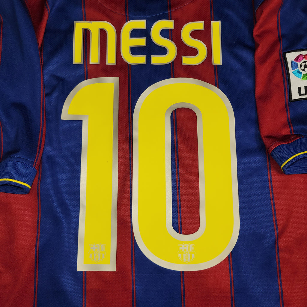 Messi Barcelona 2009 2010 Home Soccer Jersey outlet M SKU# 343808-496