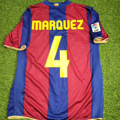 Marquez Barcelona Anniversary Home 2007 2008 Soccer Jersey Shirt M SKU# 237741-655