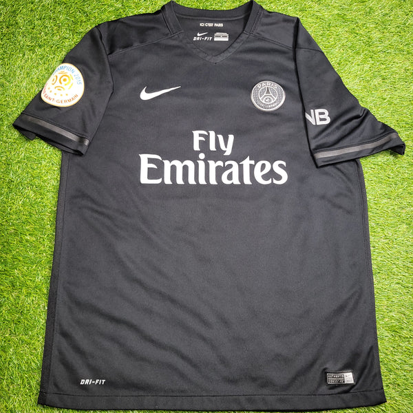 Di Maria PSG Paris Saint Germain 2015 2016 Third Soccer Jersey Shirt L SKU# 658901-011