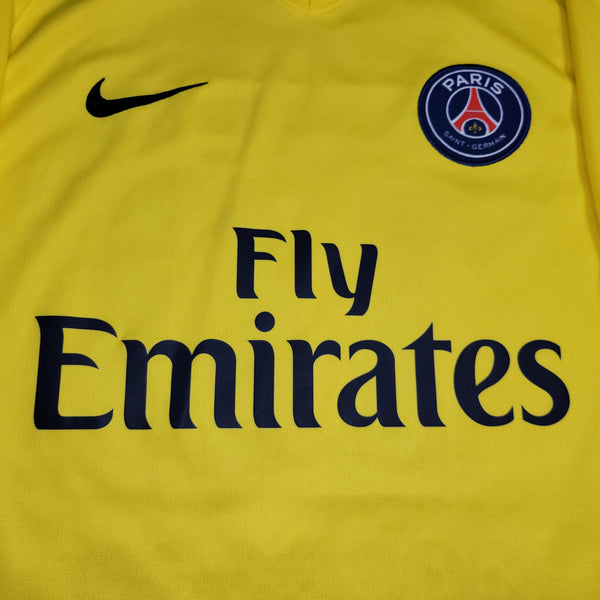 Neymar PSG Paris Saint Germain DEBUT SEASON 2017 2018 Away Soccer Jersey Shirt L SKU# 847268-720