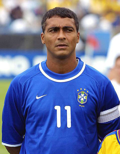 Romario Brazil 2000 Away Soccer Jersey Shirt BNWT L