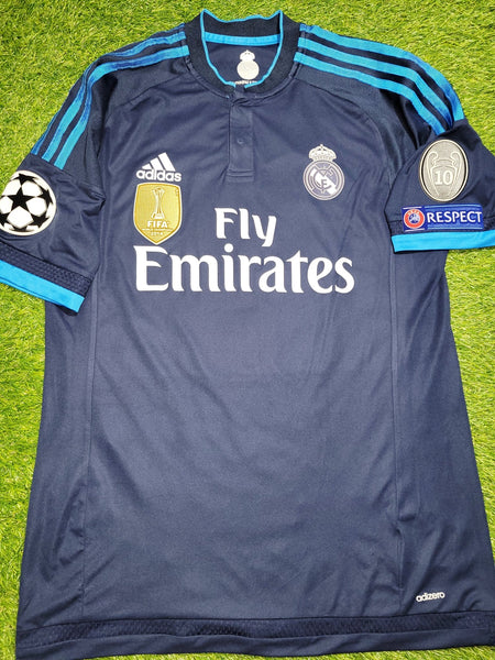 Bale Real Madrid 2015 2016 PLAYER ISSUE UEFA Third Soccer Jersey Shirt L SKU# S12677 Adidas