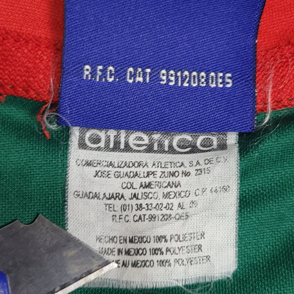 Blanco Mexico 2002 WORLD CUP Atletica Home Jersey M Atletica