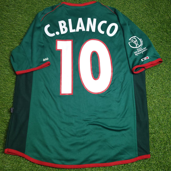 Blanco Mexico 2002 WORLD CUP Atletica Home Jersey M Atletica