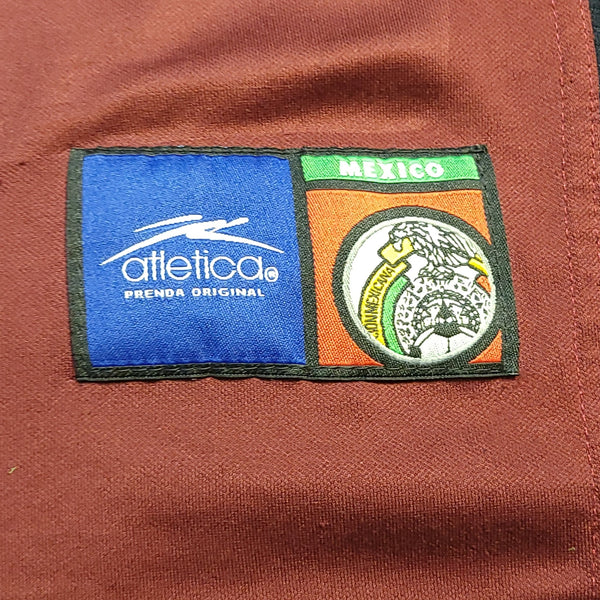 Blanco Mexico 2002 WORLD CUP Atletica Third Soccer Jersey M Atletica