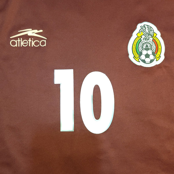 Blanco Mexico 2002 WORLD CUP Atletica Third Soccer Jersey M Atletica