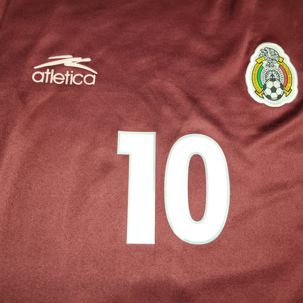 Blanco Mexico 2002 WORLD CUP Atletica Third Soccer Jersey XL Atletica