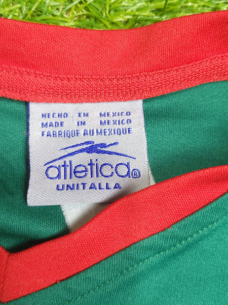 Borgetti Mexico 2002 WORLD CUP Atletica Home Soccer Jersey M Atletica