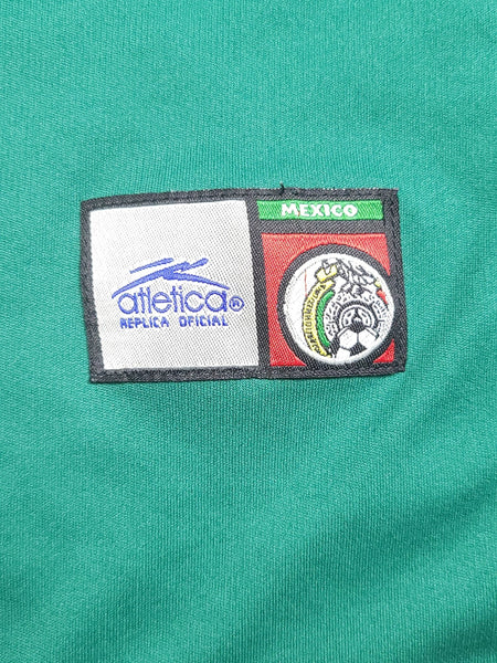 Borgetti Mexico 2002 WORLD CUP Atletica Home Soccer Jersey M Atletica