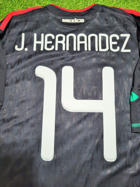 Chicharito Mexico 2010 WORLD CUP Away Black Soccer Jersey Shirt XL SKU# P41397 Adidas