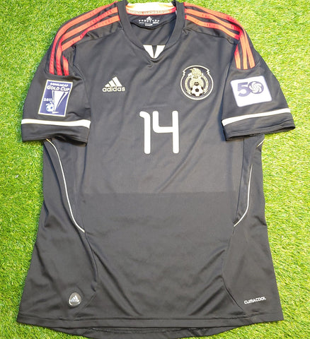 Chicharito Mexico 2011 GOLD CUP FINAL Soccer Away Jersey Shirt M SKU# V31526 Adidas