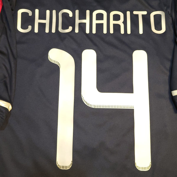 Chicharito Mexico 2011 GOLD CUP FINAL Soccer Away Jersey Shirt M SKU# V31526 Adidas