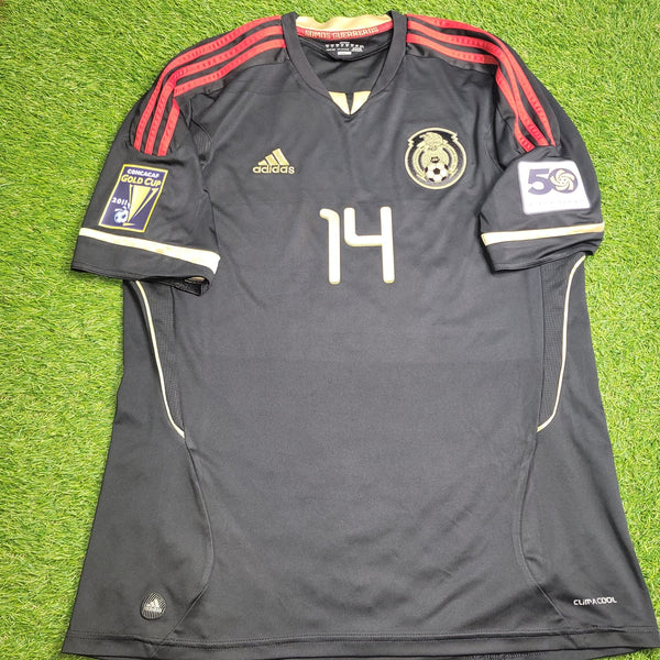 Chicharito Mexico 2011 GOLD CUP FINAL Soccer Away Jersey Shirt XL SKU# V31526 Adidas