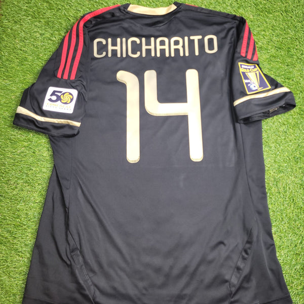 Chicharito Mexico 2011 GOLD CUP FINAL Soccer Away Jersey Shirt XL SKU# V31526 Adidas