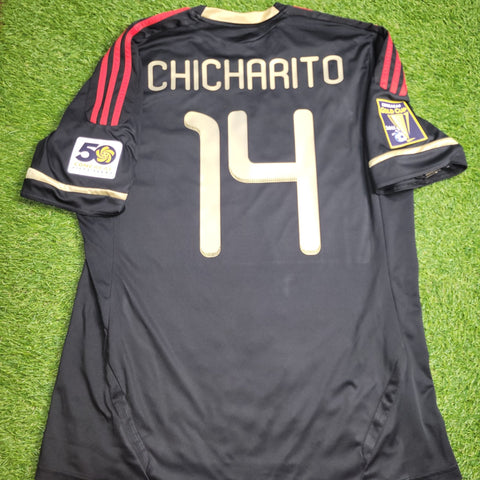 Chicharito Mexico 2011 GOLD CUP FINAL Soccer Away Jersey Shirt XL SKU# V31526 Adidas