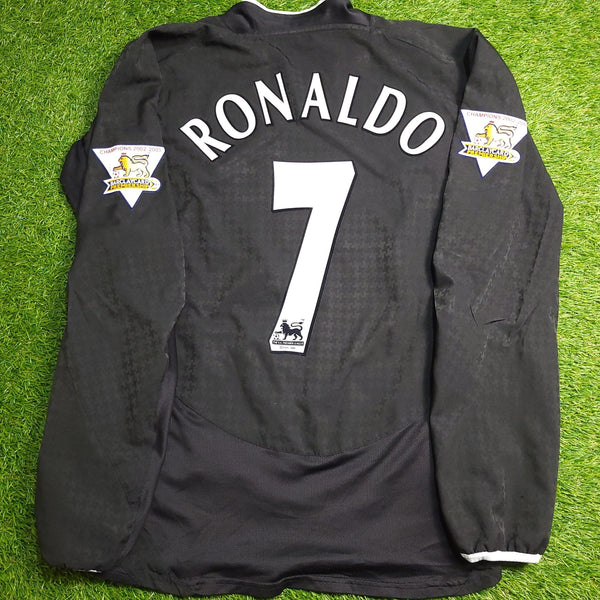 Cristiano Ronaldo Manchester United 2003 2004 Away DEBUT SEASON Soccer Jersey Shirt M SKU# 112678 Nike