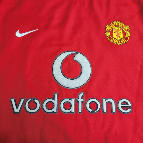 Cristiano Ronaldo Manchester United 2003 2004 DEBUT SEASON Home Long Sleeve Soccer Jersey Shirt M SKU# F20610DHA 184948 Nike