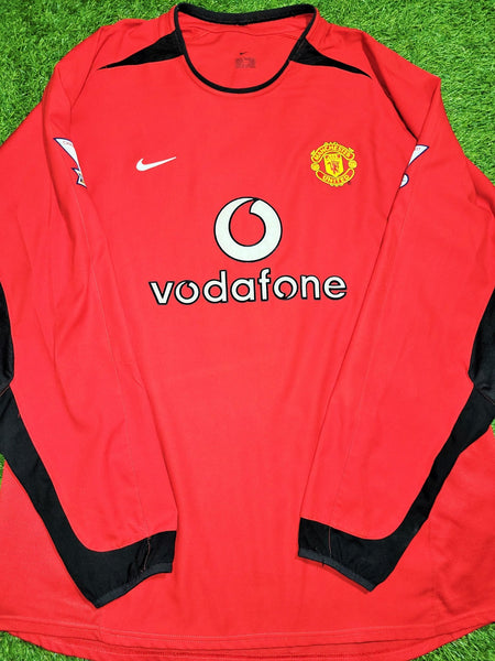 Cristiano Ronaldo Manchester United 2003 2004 DEBUT SEASON Home Long Sleeve Soccer Jersey Shirt XL SKU# F20104DHA 184948 Nike