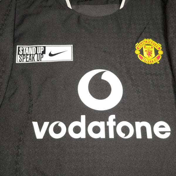 Cristiano Ronaldo Manchester United 2004 2005 Away STAND UP SPEAK UP Soccer Jersey BNWT L SKU# 112677 Nike