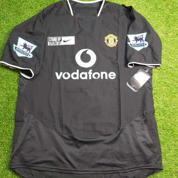 Cristiano Ronaldo Manchester United 2004 2005 Away STAND UP SPEAK UP Soccer Jersey BNWT L SKU# 112677 Nike