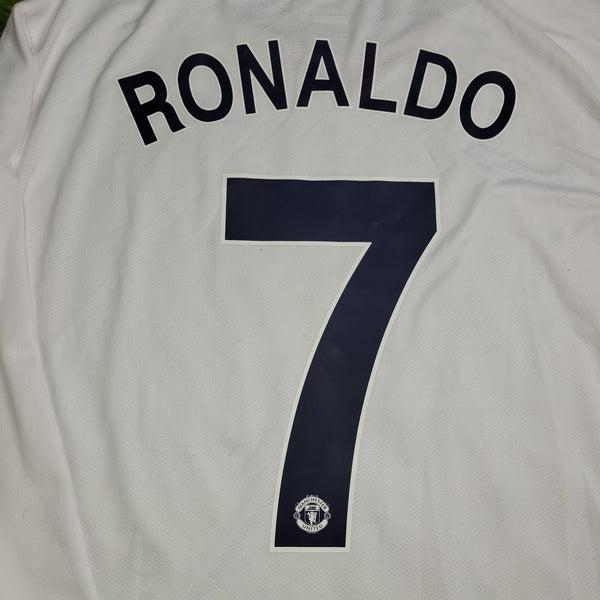 Cristiano Ronaldo Manchester United UEFA FINAL 2008 2009 Away Long Sleeve Soccer Jersey Shirt XL SKU# 287613 - 105 Nike