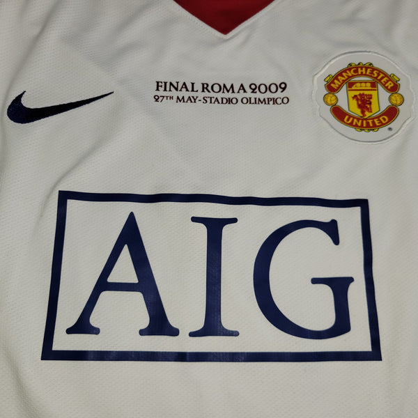 Cristiano Ronaldo Manchester United UEFA FINAL 2008 2009 Away Long Sleeve Soccer Jersey Shirt XL SKU# 287613 - 105 Nike