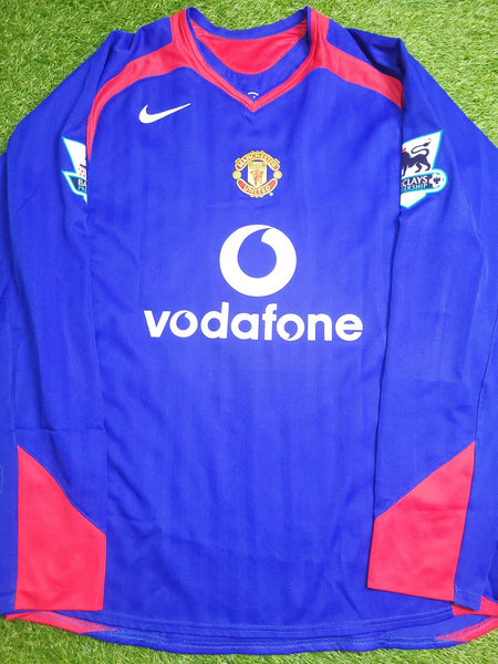 Cristiano Ronaldo Nike Manchester United 2005 2006 Away Long Sleeve Soccer Jersey M SKU# F5DHA 195598 Nike