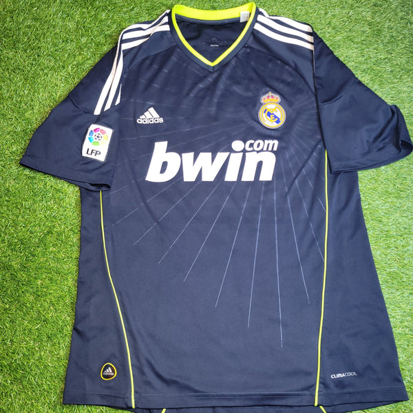 Cristiano Ronaldo Real Madrid 2010 2011 Away Soccer Jersey Shirt L SKU# P95985 Adidas