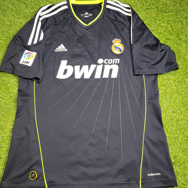 Cristiano Ronaldo Real Madrid 2010 2011 Away Soccer Jersey Shirt L SKU# P95985 Adidas