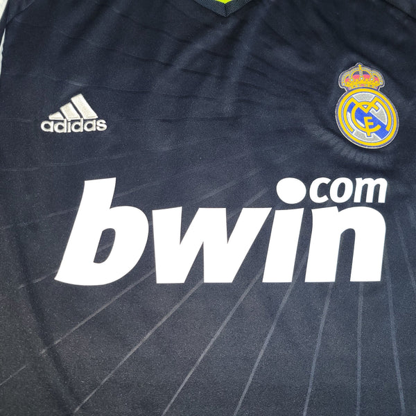 Cristiano Ronaldo Real Madrid 2010 2011 Away Soccer Jersey Shirt L SKU# P95985 Adidas