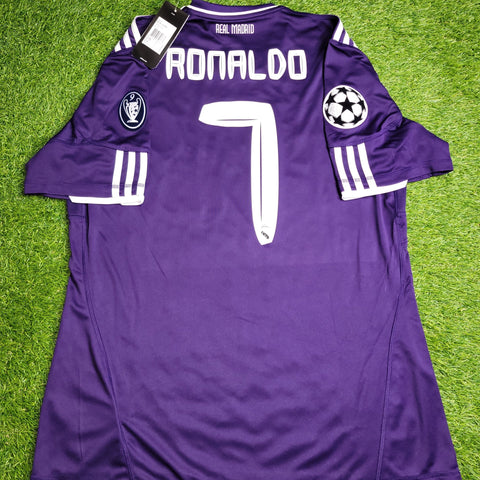 Cristiano Ronaldo Real Madrid 2010 2011 UEFA Third Soccer Jersey Shirt BNWT L SKU# P95678 Adidas