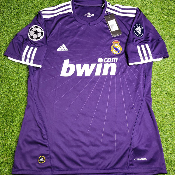 Cristiano Ronaldo Real Madrid 2010 2011 UEFA Third Soccer Jersey Shirt BNWT L SKU# P95678 Adidas