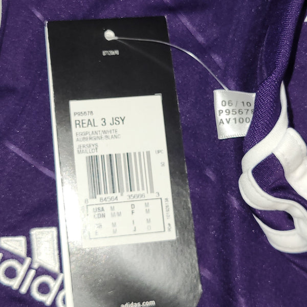 Cristiano Ronaldo Real Madrid 2010 2011 UEFA Third Soccer Jersey Shirt BNWT M SKU# P95678 Adidas