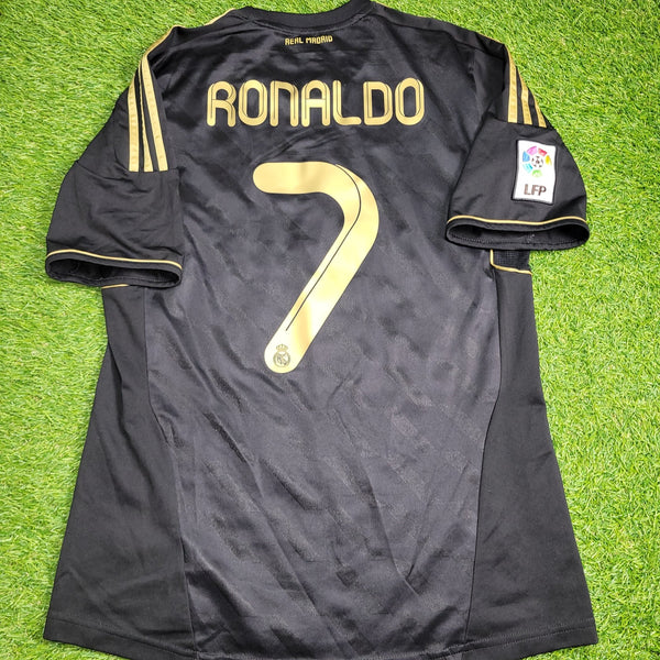 Cristiano Ronaldo Real Madrid 2011 2012 Away Soccer Jersey Shirt M SKU# V13642 Adidas