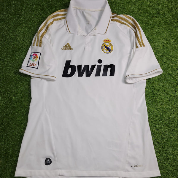 Cristiano Ronaldo Real Madrid 2011 2012 Home Soccer Jersey Shirt M SKU# V13659 Adidas