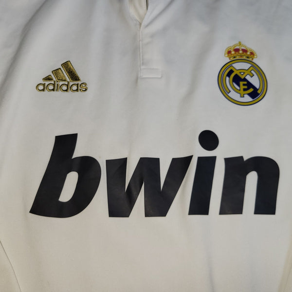 Cristiano Ronaldo Real Madrid 2011 2012 UEFA Long Sleeve Soccer Jersey Shirt L SKU# V13658 Adidas