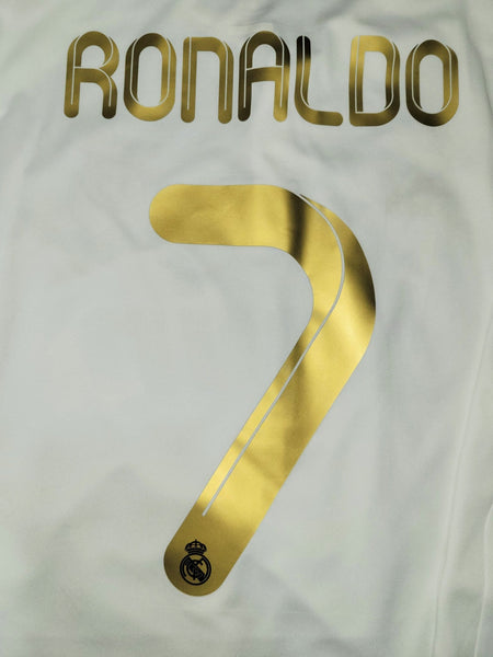 Cristiano Ronaldo Real Madrid 2011 2012 UEFA Long Sleeve Soccer Jersey Shirt XL SKU# V13658 Adidas