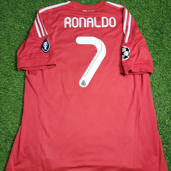 Cristiano Ronaldo Real Madrid 2011 2012 UEFA Soccer Third Jersey Shirt XL SKU# V13597 foreversoccerjerseys