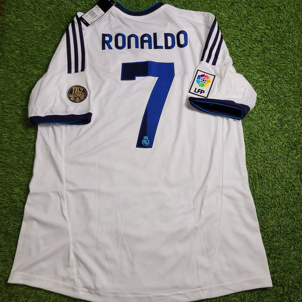 Cristiano Ronaldo Real Madrid 2012 2013 Anniversary Soccer Jersey Shirt BNWT L SKU# X21987 Adidas