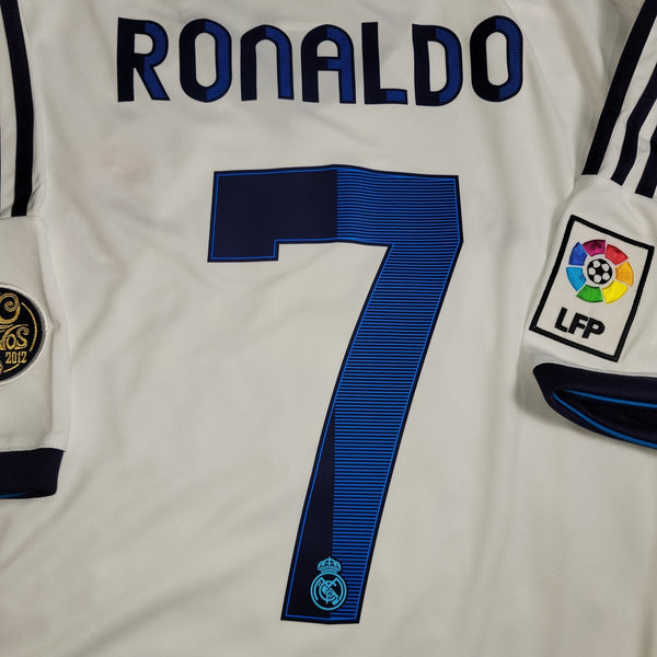 Cristiano Ronaldo Real Madrid 2012 2013 Anniversary Soccer Jersey Shirt BNWT L SKU# X21987 Adidas