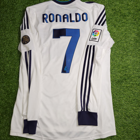 Cristiano Ronaldo Real Madrid 2012 2013 Anniversary Soccer Jersey Shirt M SKU# W41762 Adidas