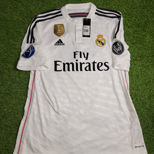 Cristiano Ronaldo Real Madrid 2014 2015 UEFA Home Soccer Jersey Shirt BNWT L SKU# M38202 Adidas