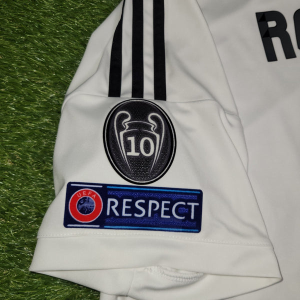 Cristiano Ronaldo Real Madrid 2014 2015 UEFA Home Soccer Jersey Shirt XL SKU# F50637 Adidas