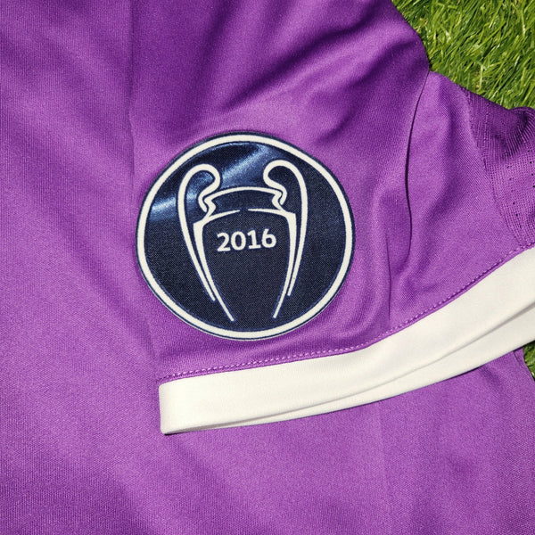 Cristiano Ronaldo Real Madrid 2016 2017 UEFA FINAL Away Soccer Jersey Shirt L SKU# AI5158 Adidas