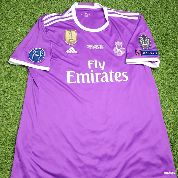 Cristiano Ronaldo Real Madrid 2016 2017 UEFA FINAL Away Soccer Jersey Shirt XL SKU# AI5158 Adidas