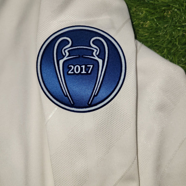 Cristiano Ronaldo Real Madrid 2017 2018 LAST GAME UEFA FINAL Long Sleeve Soccer Jersey Shirt M SKU# B31106 Adidas