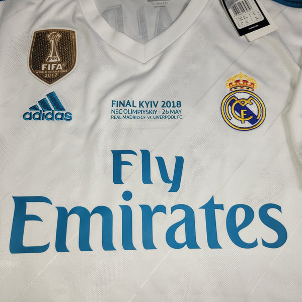 Cristiano Ronaldo Real Madrid 2017 2018 LAST GAME UEFA FINAL Soccer Jersey Shirt BNWT XL SKU# B31106 Adidas