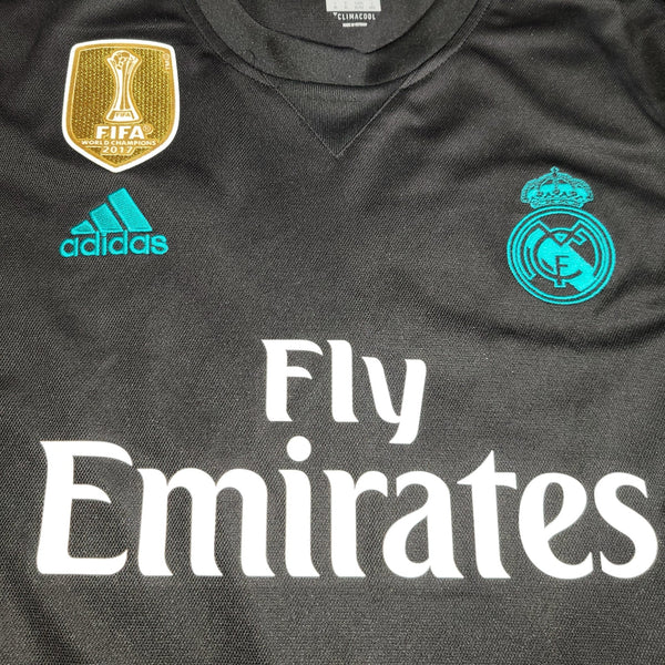 Cristiano Ronaldo Real Madrid 2017 2018 UEFA Away Soccer Jersey Shirt XL SKU# BR3543 Adidas