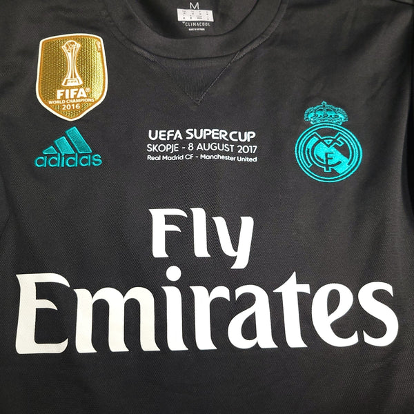 Cristiano Ronaldo Real Madrid 2017 2018 UEFA SUPER CUP Away Soccer Jersey Shirt M SKU# BR3543 Adidas